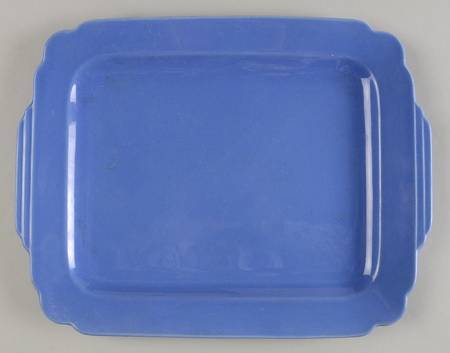Riviera Mauve Blue 13" Oval Serving Platter