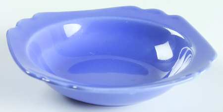 Riviera Mauve Blue Rim Fruit/Dessert (Sauce) Bowl
