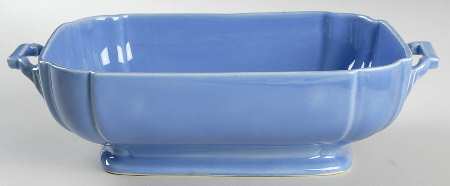Riviera Mauve Blue Rectangular Vegetable Bowl No Lid