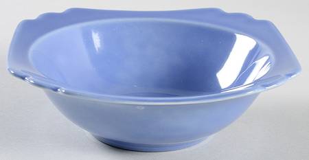 Riviera Mauve Blue Rim Cereal Bowl
