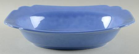 Riviera Mauve Blue 9" Oval Vegetable Bowl