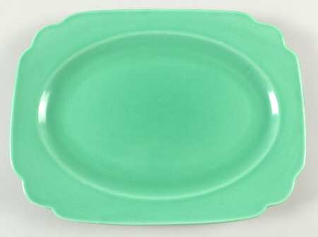 Riviera Green 11" Oval Serving Platter