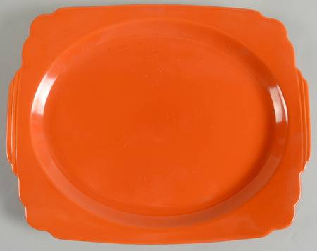 Riviera Red 13" Oval Serving Platter