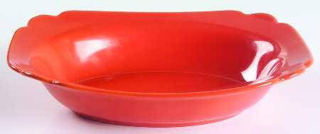 Riviera Red 9" Oval Vegetable Bowl