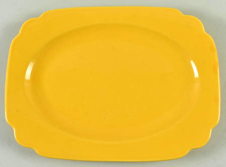 Riviera Yellow 11" Oval Serving Platter
