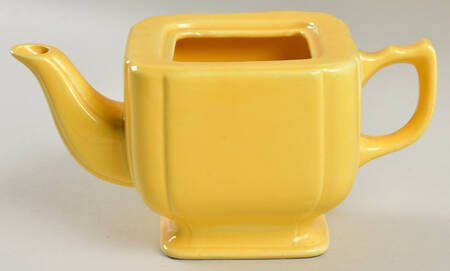 Riviera Yellow Teapot No Lid