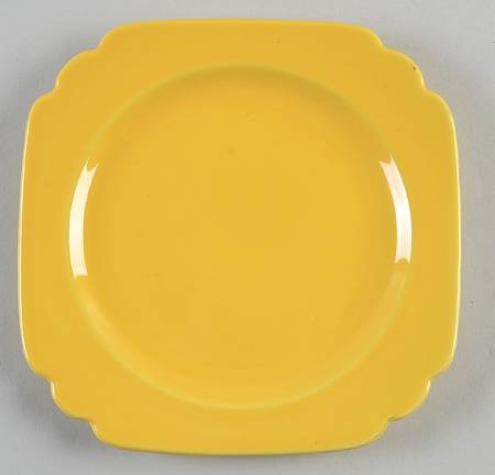 Riviera Yellow Salad Plate