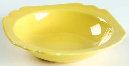 Riviera Yellow Rim Fruit/Dessert (Sauce) Bowl