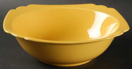 Riviera Yellow 8" Round Vegetable Bowl