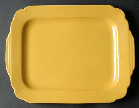 Riviera Yellow 11" Oval Serving Platter