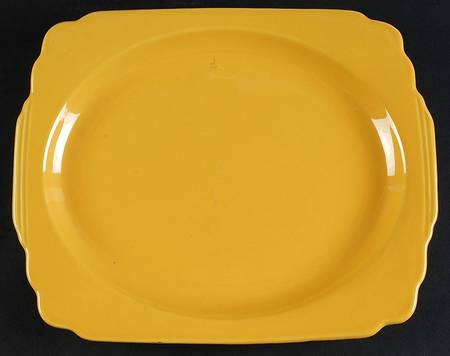 Riviera Yellow 11" Oval Serving Platter