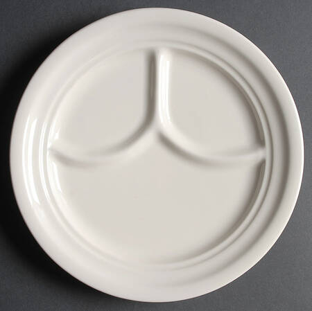 Best Restaurant Ware (All White) Grill Plate