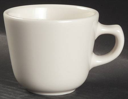 Best Restaurant Ware (All White) Flat Cup