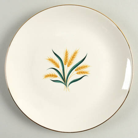 Royal Harvest (Gold Trim) Luncheon Plate