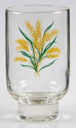 Royal Harvest (Gold Trim) Glassware Tall Tumbler