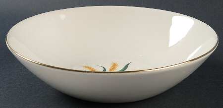 Royal Harvest (Gold Trim) 8" Round Vegetable Bowl
