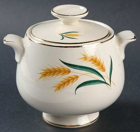 Royal Harvest (Gold Trim) Sugar Bowl & Lid