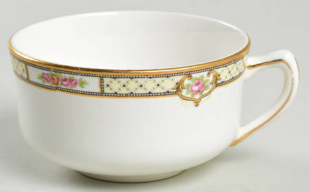 Rose & Lattice (Empress) Flat Cup