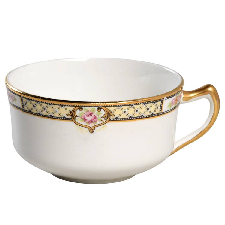 Rose & Lattice (Empress) Flat Cup