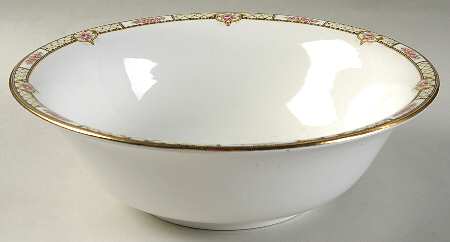 Rose & Lattice (Empress) 9" Round Vegetable Bowl