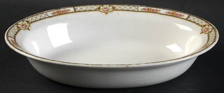 Rose & Lattice (Empress) 8" Round Vegetable Bowl