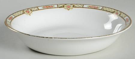 Rose & Lattice (Empress) Large Coupe Soup Bowl