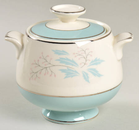 Romance Sugar Bowl & Lid by Homer Laughlin 