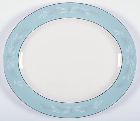 Romance 15" Oval Serving Platter by Homer Laughlin 