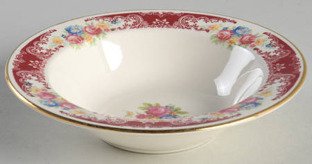 Rosewood Rim Cereal Bowl