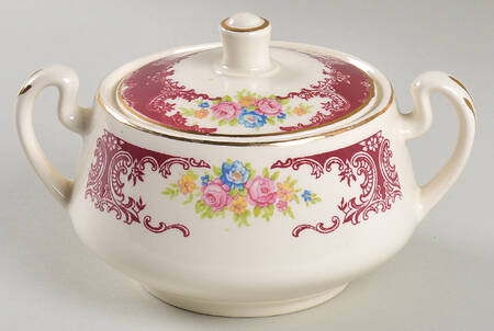 Rosewood Sugar Bowl & Lid