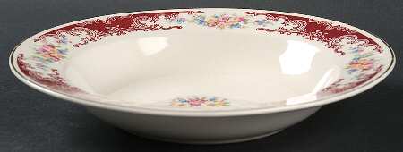 Rosewood Rim Soup Bowl