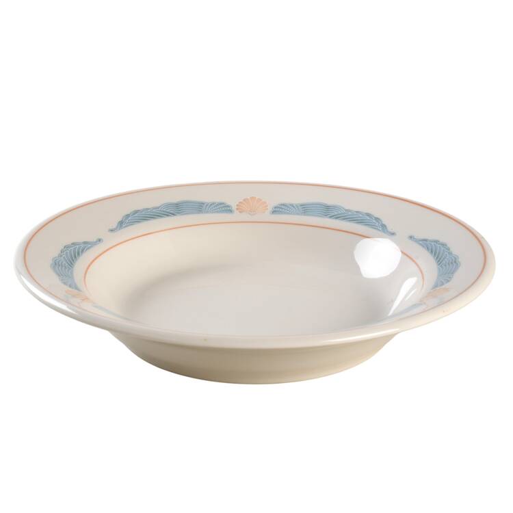 Seashell Large Rim Soup Bowl
