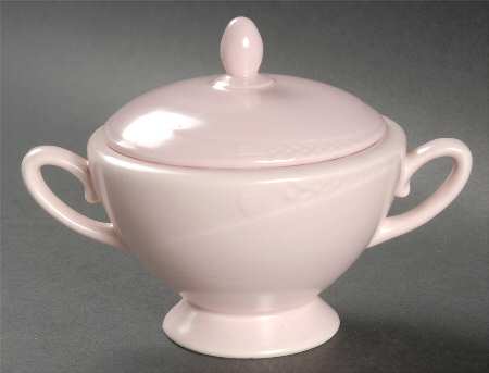 Serenade Pink Sugar Bowl & Lid