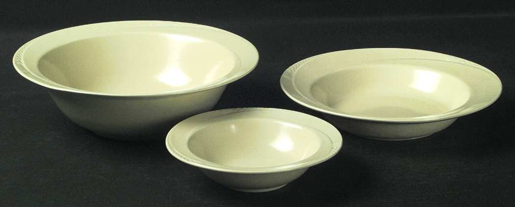 Serenade Yellow Rim Fruit/Dessert (Sauce) Bowl