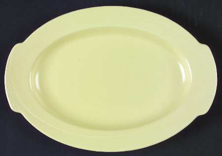 Serenade Yellow Pickle Dish