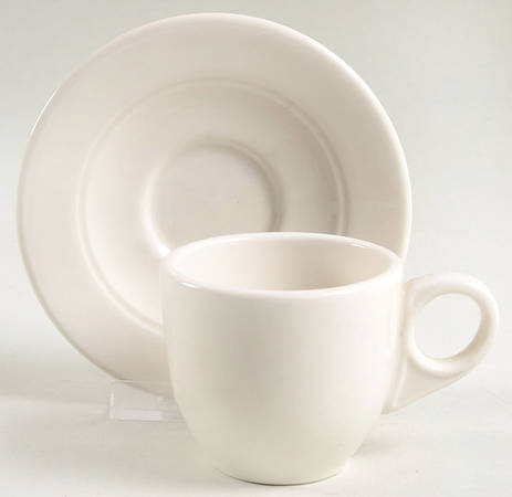 Seville Flat Demitasse Cup & Saucer Set