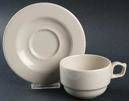Seville Flat Cup & Saucer Set