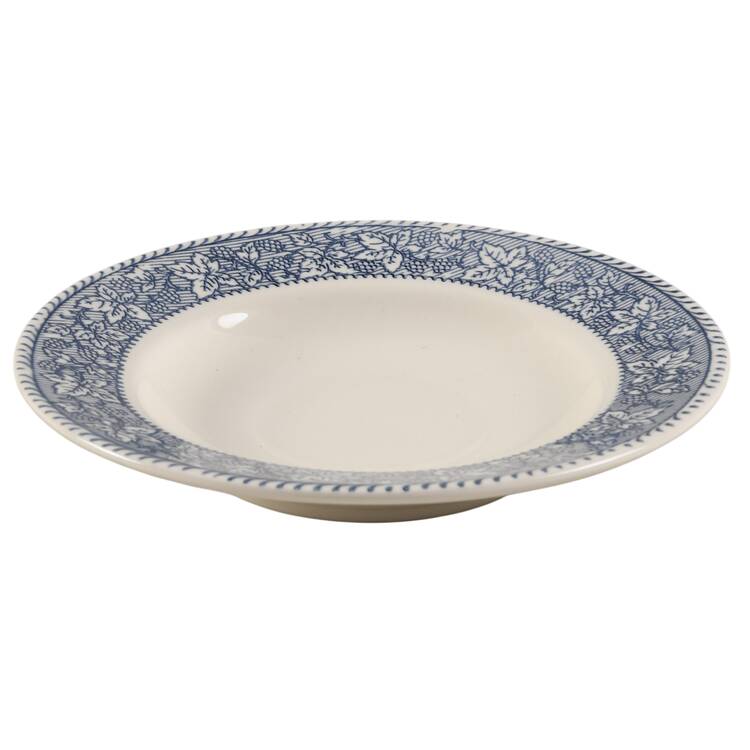 Shakespeare Country Blue (Leaves) Rim Soup Bowl