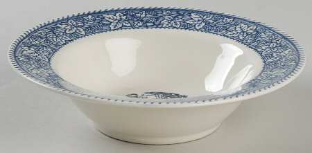Shakespeare Country Blue (Leaves) Rim Fruit/Dessert (Sauce) Bowl