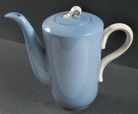 Skytone Blue (Undecorated) Coffee Pot & Lid