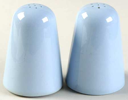 Skytone Blue (Undecorated) Salt & Pepper Set by Homer Laughlin 