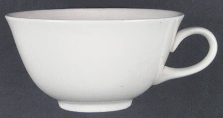 Snow White Flat Cup