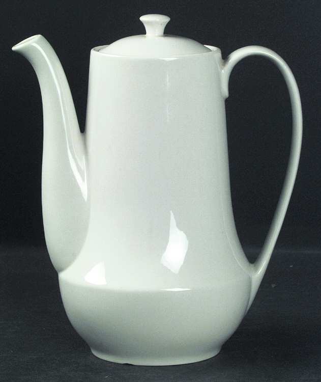 Snow White Coffee Pot & Lid