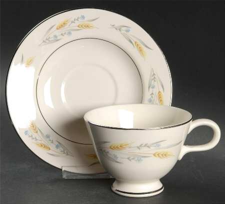 Somerset Footed Cup & Saucer Set