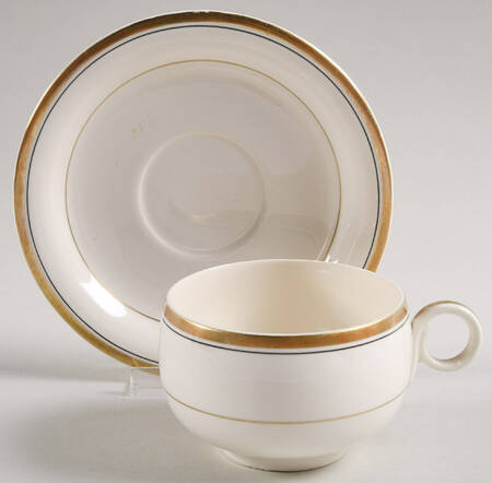 Sovereign Flat Cup & Saucer Set