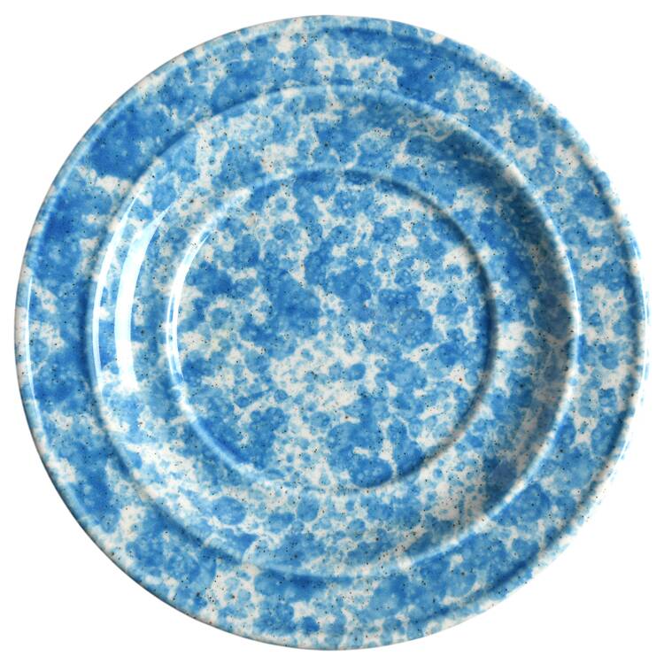 Splatter Blue Saucer