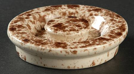 Splatter Brown Lid for Sugar Bowl