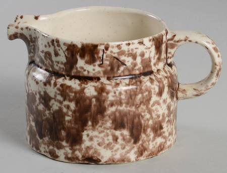 Splatter Brown Creamer