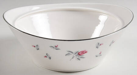 Spring Rose Round Vegetable No Lid