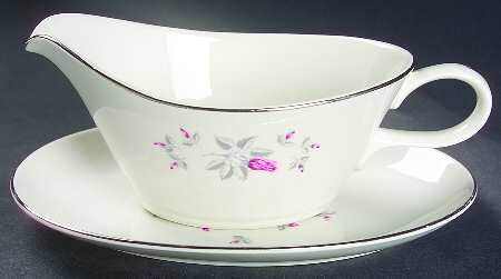 Spring Rose Gravy Boat & Underplate/Relish